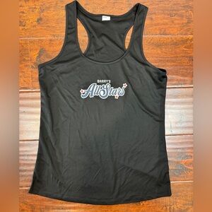 Barrys All Stars Workout Tank Top, Medium, Black Athletic Shirt